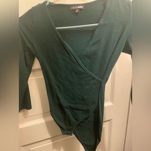 Hunter green xsmall bodysuit